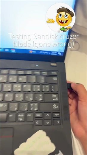 Testing sandisk cruzer blade durability test (gone wrong) #windows #anotherbrickinthewall