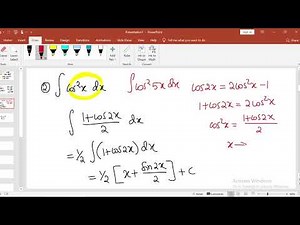 Integration using trigonometric identities a level maths