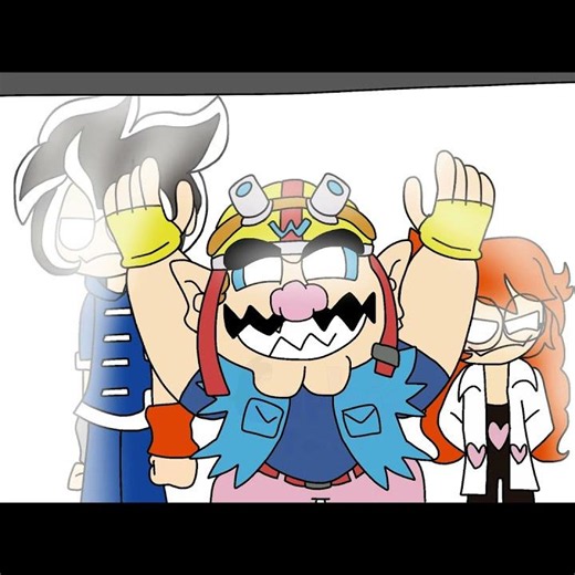 (SATIRE!) WarioWare characters pulling up? (WarioWare AU) #animation #warioware #ashley #flipaclip