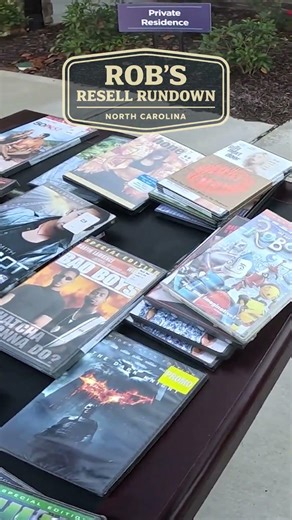 The DVDs Were Good But Then Bane Showed Up 😂 #yardsale #plot