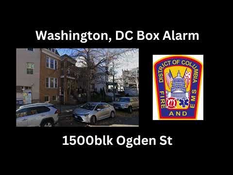 Washington, DC Box Alarm with Victim Rescue Fireground Audio 12/24/24