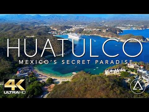 HUATULCO - MEXICO IN 4K DRONE FOOTAGE (ULTRA HD) - Coastal Paradise Landscapes UHD