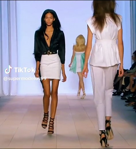 Chanel Iman for Tommy Hilfiger Spring 2010: Supermodel Catwalk Fashion