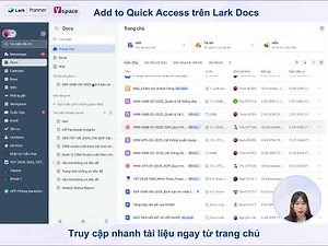 🌺Add to Quick Access trên Lark Docs, truy cập tài liệu ngay từ trang chủ