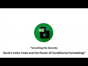 "Unveiling the Secrets: Excel's Color Code and the Power of Conditional Formatting!"