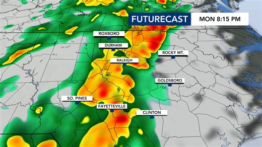 Timing out tonight's storms. Make sure to have ALERTS ON in your WRAL app. We'll let you know when thunder, lightning, tornadoes are near. | WRAL TV