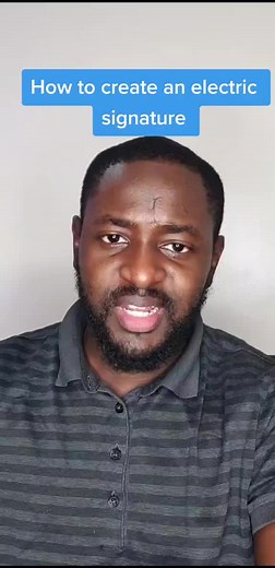 Create an Electric Signature Easily