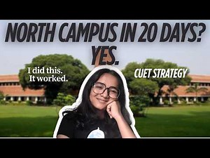 Final CUET Strategy to Get Into DU| 20 Days, 4 Subjects, 1 Goal
