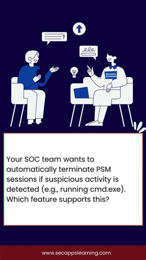 42- CyberArk Scenario Interview Questions - PSM #secappslearning #cybersecurity #cyberark #cyberarktraining #iam #pam #careergrowth #privilegedaccessmanagement #secret #hub #PSM #saas #remotejobs #career #start | SecApps Learning