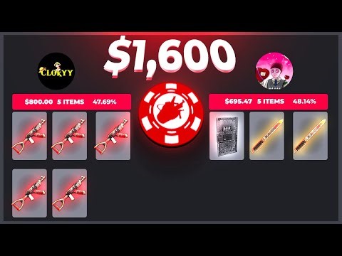 I did a $1600 Coinflip on RUSTYPOT!