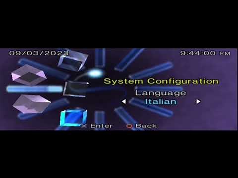 How to switch system and game languages on PS2. (AetherSX2, read description.)