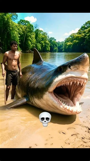 New shark species found in Amazon River?! #shark #amazon #shorts