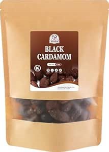 52USA Black Cardamom Pods, 4oz in Kraft Bag, NON GMO Verified, Black Cardamom Seeds - 100% Pure, Aromatic & Natural, Whole Cardamom Pods for Authentic Asian, Indian, and Global Cooking