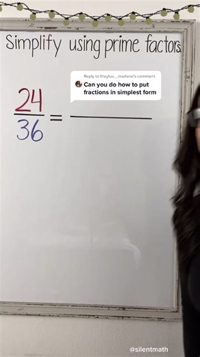 Simplify Fractions with Prime Factors | Math Tutorial for 5th Graders