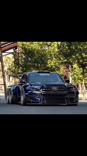 Customized Toyota Tacoma: Widebody and Lowered 6x6 Conversion