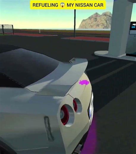 Refueling 😱 My Nissan Car? Car Simulator 2 #carsimulator2newupdatedownload #carsimulator2 #cargames