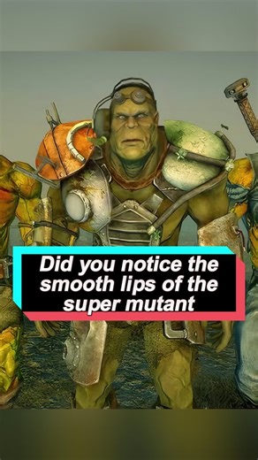 Exploring the Smooth Lips of Fallout's Super Mutant