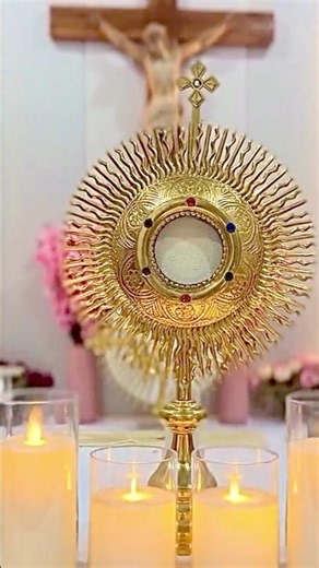 The Eucharist is the Body of Christ fully present in the Blessed Sacrament #eucharist