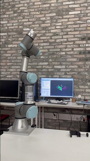 UR3e control using ROS2 Moveit2 Path Planning #robot #universalrobots