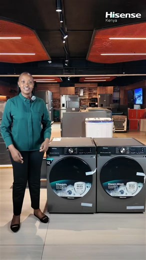 Hisense front load washing machines are available. 8kg kes 41,000 10.5kg kes 53,000 10. 5/6kg kes 60,000 12kg is kes 63,000 12/8kg kes 79,000 To order contact 0711111769 same day delivery within Nairobi | Hisense Kenya