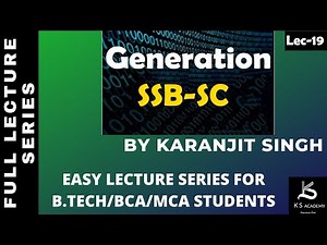 Generation Of SSB-SC || B Tech || Communication System || 4th sem || Lect19