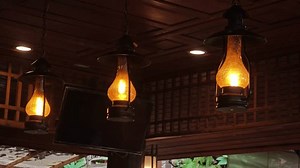 Ceiling Lamp Wooden House Stock Footage Video (100% Royalty-free) 3632431209 | Shutterstock