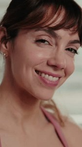 Vertical Video Young Woman Smiles Camera Stock Footage Video (100% Royalty-free) 3836019709 | Shutterstock