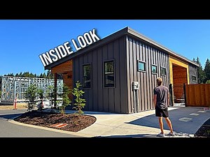 Inside the Steel Frame PREFAB HOME built in a Pop Up Factory!
