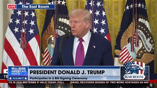 POTUS: "If we cut our interest by 1 point, for years, we'd save $300 billion...Who's the genius that thought of that? It's me. Unlike Biden, I stay awake at night thinking about how to save our country." | America's Voice News