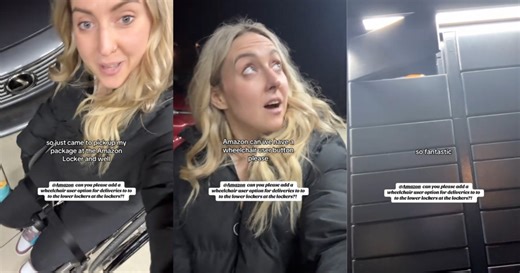 Amazon Customer In A Wheelchair Has An Issue With Their Locker Pickup Locations