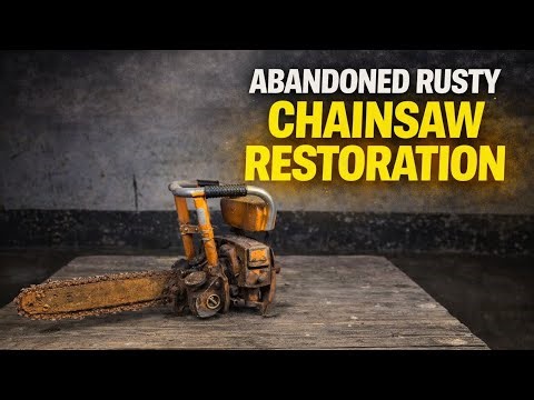 Abandoned Rusty Chainsaw Restoration | Old Chainsaw Fully Restored After Years!