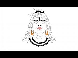 How to draw Mahadev/ step by step drawing for beginners