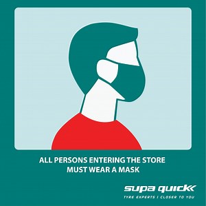 Are you using your mask correctly when entering our stores? Please note the following will need to be observed at all times to ensure both yours and our safety. - Ensure there is a 1,5m distance between you and others. - Make use of the sanitization stations in store. - Before putting on a mask, clean hands with alcohol-based hand rub or soap and water. - Cover mouth and nose with mask and make sure there are no gaps between your face and the mask. - Avoid touching the mask while using it; if yo