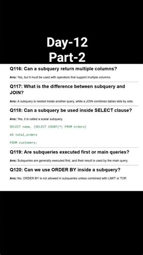 #SQL #SQLTutorial #LearnSQL #Datatype#SQLforBeginners #CodingInterview#DailyLearning #30DayChallenge