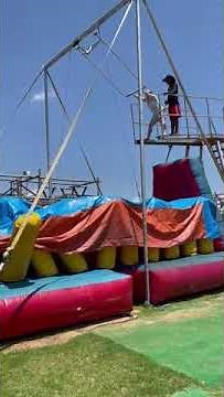 Woman Attempting Trapeze Swing Fails Hilariously - 1480084