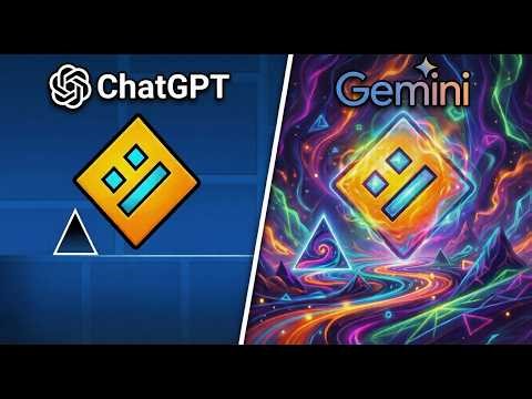Tôi Tạo Game GEOMETRY DASH Bằng ChatGPT và Gemini !