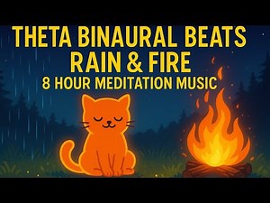 432Hz Theta Waves | 8 Hr Deep Healing Sleep Music with Binaural Beats