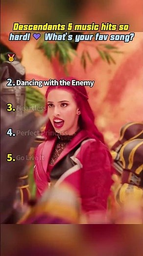 Descendants 5 music hits so hard! 💜 What's your fav song #descendants5 #music