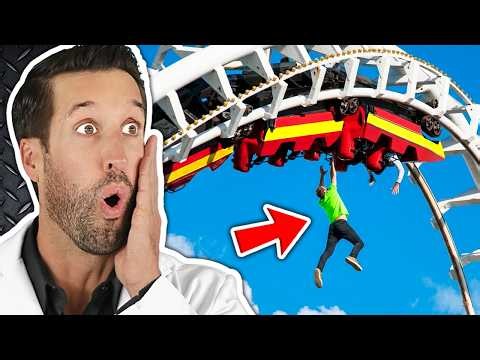 ER Doctor REACTS to Insane Theme Park Ride Injuries