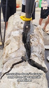 21K views · 87 reactions | This College Student Built a Silent Rock-Breaking Machine | The Viral Vid | Facebook