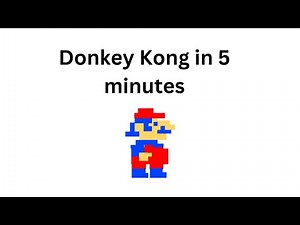 I made Donkey Kong in scratch in 5 minutes