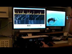 Yaesu FT-2000 with RFSPACE SDR-IQ SPECTRUM SCOPE