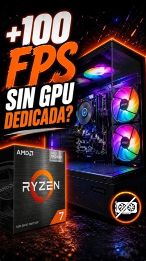100+ FPS WITHOUT a dedicated GPU? | Ryzen 7 5700G 🔥 #pcgaming #gaming #pcgamingtips