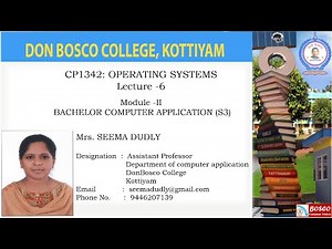 CP1342: OPERATING SYSTEMS- LECTURE -6- CLASSIC PROBLEMS OF SYNCHRONIZATION -BCA- S3.