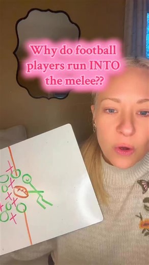 Why football players run INTO the melee explained sorta #sport #fyp #sports #fypage #foryou #sporty #fy #nfl #football | Katyactually