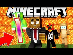 Minecraft IMPOSSIBLE LAVA RUN! w/ PrestonPlayz, UnspeakableGaming & MooseCraft | JeromeASF
