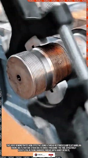 Thread Restorer Tool: Fixing Damaged Threads Handy Fast Precise #tool #tools #innovation