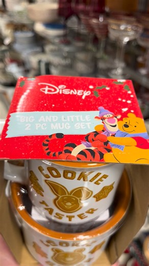 Are you the cookie baker or the cookie tester?! 😋🍪 These mugs are too cute and are perfect for dunking freshly baked Christmas cookies in your milk, coffee or hot cocoa! ☕️🥛🎅🏻🍪 #Disneymerch #cookies #HolidayMugs #winniethepooh | Disney Addicts