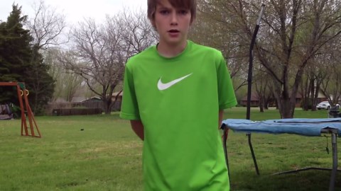 Learn the Backflip Off a Trampoline Safely