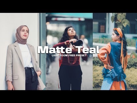 Matte Teal Tone Lightroom Preset | Cinematic Color Grading Step by Step
